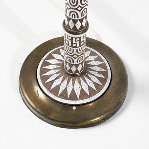 CERAMICHE ZACCAGNINI FIRENZE : Coppia di lampade da terra  - Asta Asta 447 | DESIGN E ARTI DECORATIVE DEL NOVECENTO Online - Associazione Nazionale - Case d'Asta italiane