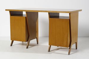 PONTI GIO (1891 - 1979) : nello stile di. Scrivania con sedia  - Asta Asta 447 | DESIGN E ARTI DECORATIVE DEL NOVECENTO Online - Associazione Nazionale - Case d'Asta italiane