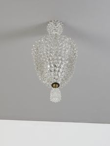 BAROVIER ERCOLE (1889 - 1974) : Lampada a sospensione, Murano  - Asta Asta 447 | DESIGN E ARTI DECORATIVE DEL NOVECENTO Online - Associazione Nazionale - Case d'Asta italiane