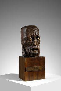 SARTORI AMLETO (1915 - 1962) - Il poeta cognac Scultura, Padova