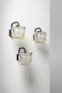 COLOMBO JOE (1930 - 1971) - attribuito. Tre lampade da parete