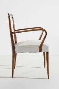 PARISI ICO (1916 - 1996) : Coppia di poltroncine con schienale a trapezio per Ariberto Colombo, Cant  - Asta Asta 447 | DESIGN E ARTI DECORATIVE DEL NOVECENTO Online - Associazione Nazionale - Case d'Asta italiane