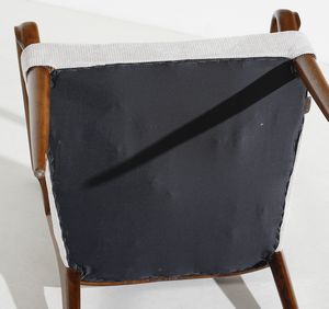 PARISI ICO (1916 - 1996) : Coppia di poltroncine con schienale a trapezio per Ariberto Colombo, Cant  - Asta Asta 447 | DESIGN E ARTI DECORATIVE DEL NOVECENTO Online - Associazione Nazionale - Case d'Asta italiane