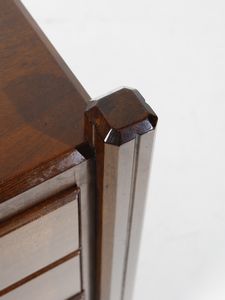 PARISI ICO (1916 - 1996) : nello stile di. Coppia di piccole cassettiere su rotelle  - Asta Asta 447 | DESIGN E ARTI DECORATIVE DEL NOVECENTO Online - Associazione Nazionale - Case d'Asta italiane