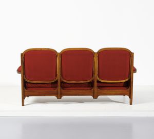 MANIFATTURA ITALIANA : Divano a tre posti  - Asta Asta 447 | DESIGN E ARTI DECORATIVE DEL NOVECENTO Online - Associazione Nazionale - Case d'Asta italiane