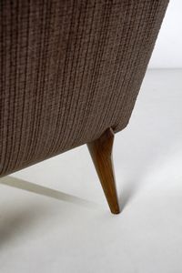 DE CARLI CARLO (1910 - 1999) : attribuito. Coppia di poltrone probabile variante del mod. 802 per Cassina  - Asta Asta 447 | DESIGN E ARTI DECORATIVE DEL NOVECENTO Online - Associazione Nazionale - Case d'Asta italiane