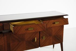 DASSI MOBILI MODERNI : Credenza a quattro ante e cassetti, Lissone  - Asta Asta 447 | DESIGN E ARTI DECORATIVE DEL NOVECENTO Online - Associazione Nazionale - Case d'Asta italiane
