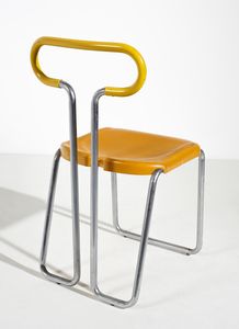 MANIFATTURA ITALIANA : Scrittoio con sedia e lampada  - Asta Asta 447 | DESIGN E ARTI DECORATIVE DEL NOVECENTO Online - Associazione Nazionale - Case d'Asta italiane