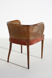 ULRICH GUGLIELMO (1904 - 1977) : Coppia di poltroncine  - Asta Asta 447 | DESIGN E ARTI DECORATIVE DEL NOVECENTO Online - Associazione Nazionale - Case d'Asta italiane