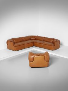 ROSSELLI ALBERTO (1921 - 1976) - Divano e poltrona mod. Confidential per Saporiti, Besnate