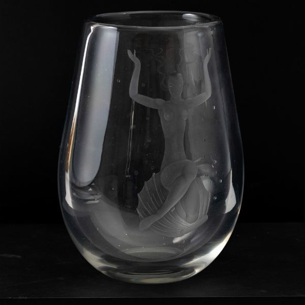 Vicke Lindstrand : Orrefors, Svezia 1960 ca  - Asta Arti Decorative Europee del '900 - Associazione Nazionale - Case d'Asta italiane