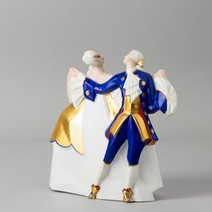 Robj, Francia 1930 ca La Maitr�se  - Asta Arti Decorative Europee del '900 - Associazione Nazionale - Case d'Asta italiane