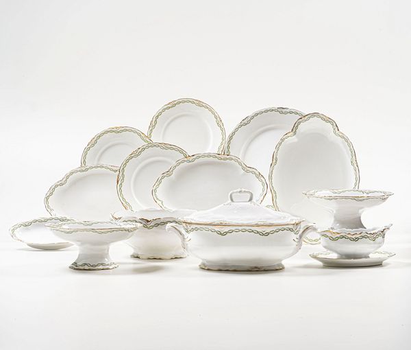 Servizio da tavola. <BR>Doccia, Manifattura Richard Ginori, XX secolo.  - Asta Arredo per la Tavola - Associazione Nazionale - Case d'Asta italiane