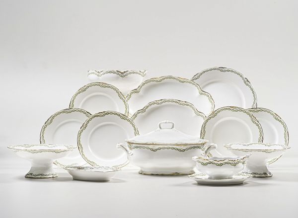 Servizio da tavola. <BR>Doccia, Manifattura Richard Ginori, XX secolo.  - Asta Arredo per la Tavola - Associazione Nazionale - Case d'Asta italiane