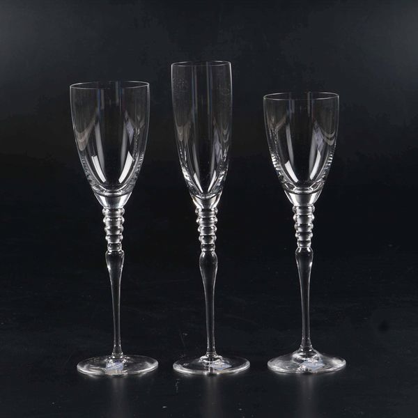 Servizio di calici �Classic Rose�.<BR>Rosenthal, 1980 circa.  - Asta Arredo per la Tavola - Associazione Nazionale - Case d'Asta italiane