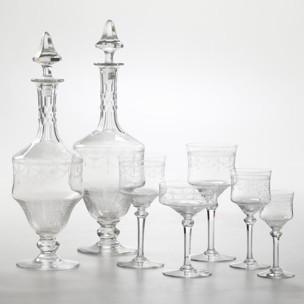 Servizio di calici, XX secolo.<BR>  - Asta Arredo per la Tavola - Associazione Nazionale - Case d'Asta italiane