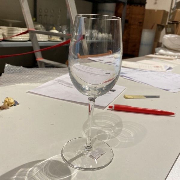 Servizio di calici. <BR>Francia, Manifattura Saint Louis, XX secolo.  - Asta Arredo per la Tavola - Associazione Nazionale - Case d'Asta italiane