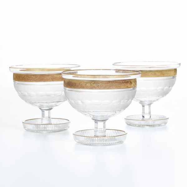 Dodici coppe porta caviale con undici vaschette.  - Asta Arredo per la Tavola - Associazione Nazionale - Case d'Asta italiane