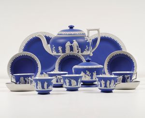 Parte di servizio da t�.<BR>Inghilterra, Manifattura di Wedgwood, inizi del XX secolo.  - Asta Arredo per la Tavola - Associazione Nazionale - Case d'Asta italiane