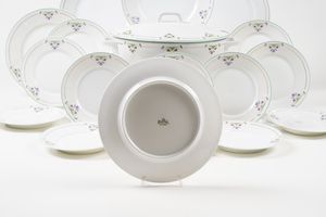 Servizio da tavola.<BR>Germania, Manifattura di Rosenthal, anni �20.  - Asta Arredo per la Tavola - Associazione Nazionale - Case d'Asta italiane