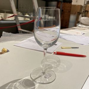 Servizio di calici. <BR>Francia, Manifattura Saint Louis, XX secolo.  - Asta Arredo per la Tavola - Associazione Nazionale - Case d'Asta italiane