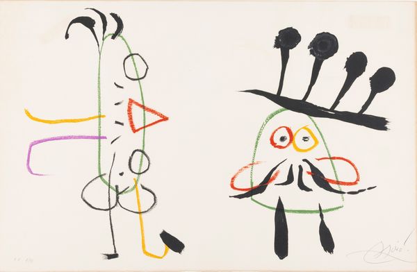 Joan Mirò : Ubu aux Baleares (da L'Enfance d'Ubu)  - Asta Multipli e grafica internazionale - Associazione Nazionale - Case d'Asta italiane