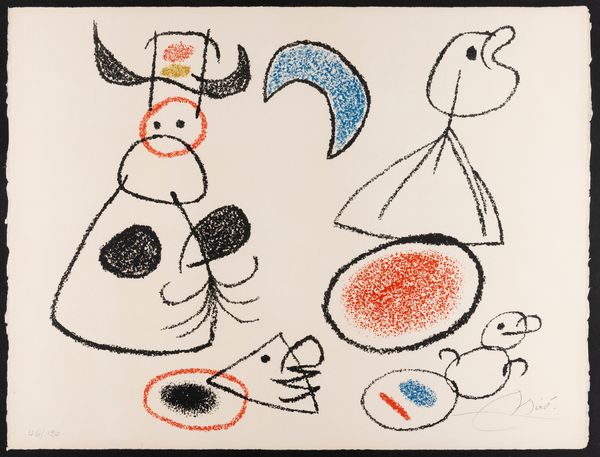 Joan Mirò : One Plate (da Ubu aux Balares)  - Asta Multipli e grafica internazionale - Associazione Nazionale - Case d'Asta italiane