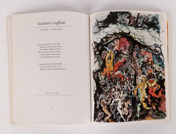 Renato Guttuso : Il Dante di Guttuso  - Asta Multipli e grafica internazionale - Associazione Nazionale - Case d'Asta italiane