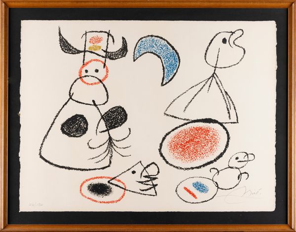 Joan Mirò : One Plate (da Ubu aux Balares)  - Asta Multipli e grafica internazionale - Associazione Nazionale - Case d'Asta italiane