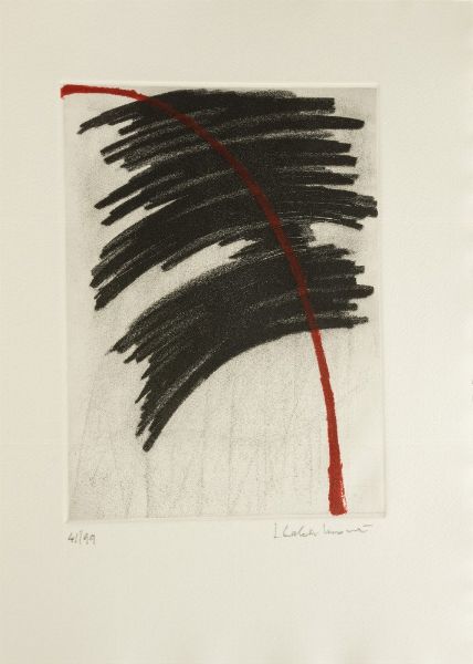 Ludovico Calchi Novati : A un tratto  - Asta Multipli e grafica internazionale - Associazione Nazionale - Case d'Asta italiane