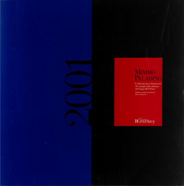 Mimmo Paladino : Il principio della prospettiva  - Asta Multipli e grafica internazionale - Associazione Nazionale - Case d'Asta italiane