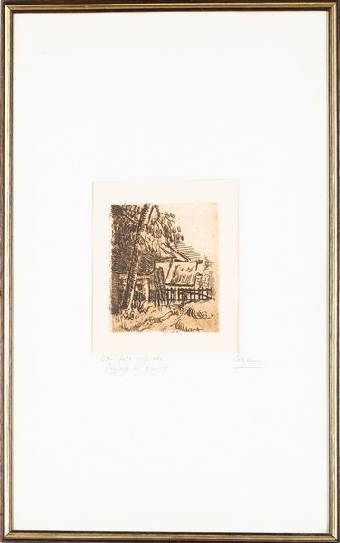 Paul Cézanne : Paysage, Auvers entre de ferme rue St. Remy  - Asta Multipli e grafica internazionale - Associazione Nazionale - Case d'Asta italiane