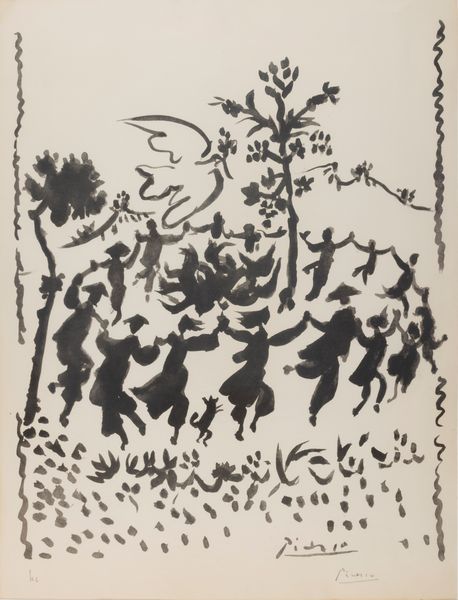 Pablo Picasso : Vive la paix  - Asta Multipli e grafica internazionale - Associazione Nazionale - Case d'Asta italiane