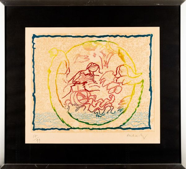 Pierre Alechinsky : Astres et dsastres VI  - Asta Multipli e grafica internazionale - Associazione Nazionale - Case d'Asta italiane