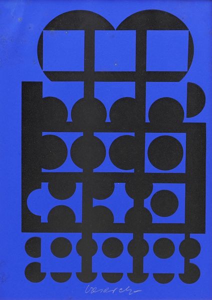 VICTOR VASARELY : Elementi cinetici  - Asta Multipli e grafica internazionale - Associazione Nazionale - Case d'Asta italiane