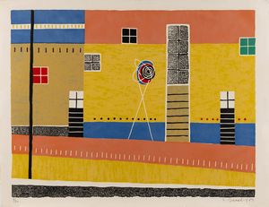 Lojze Spacal - Case di zingari in Macedonia