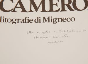 Giuseppe Migneco : Decameron  - Asta Multipli e grafica internazionale - Associazione Nazionale - Case d'Asta italiane