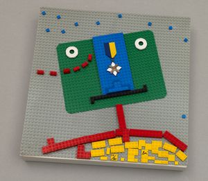 ENRICO BAJ : La cravate ne vaut pas une mdaille <BR>  - Asta Multipli e grafica internazionale - Associazione Nazionale - Case d'Asta italiane