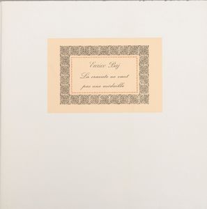 ENRICO BAJ : La cravate ne vaut pas une mdaille <BR>  - Asta Multipli e grafica internazionale - Associazione Nazionale - Case d'Asta italiane