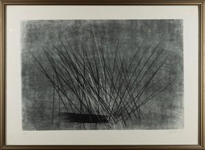 HANS HARTUNG : Senza titolo  - Asta Multipli e grafica internazionale - Associazione Nazionale - Case d'Asta italiane
