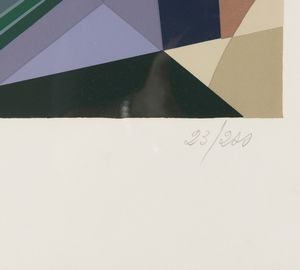 Giacomo Balla : Fiore futurista  - Asta Multipli e grafica internazionale - Associazione Nazionale - Case d'Asta italiane