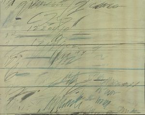 Cy Twombly - Senza titolo
