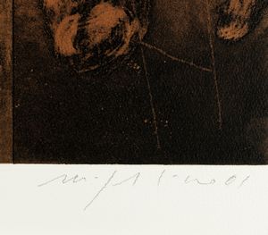 Mimmo Paladino : Il principio della prospettiva  - Asta Multipli e grafica internazionale - Associazione Nazionale - Case d'Asta italiane