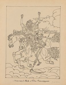 Giorgio de Chirico : L'Apocalisse  - Asta Multipli e grafica internazionale - Associazione Nazionale - Case d'Asta italiane