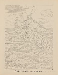 Giorgio de Chirico : L'Apocalisse  - Asta Multipli e grafica internazionale - Associazione Nazionale - Case d'Asta italiane