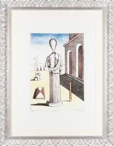 Giorgio de Chirico : La musa  - Asta Multipli e grafica internazionale - Associazione Nazionale - Case d'Asta italiane