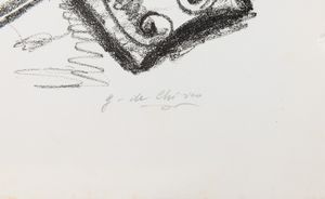 Giorgio de Chirico : Gladiatori nell'arena  - Asta Multipli e grafica internazionale - Associazione Nazionale - Case d'Asta italiane