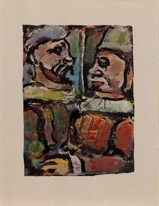 George Rouault : Divertissement  - Asta Multipli e grafica internazionale - Associazione Nazionale - Case d'Asta italiane