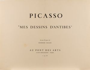 Pablo Picasso : Mes dessins d'Antibes  - Asta Multipli e grafica internazionale - Associazione Nazionale - Case d'Asta italiane