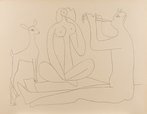 Pablo Picasso : Mes dessins d'Antibes  - Asta Multipli e grafica internazionale - Associazione Nazionale - Case d'Asta italiane